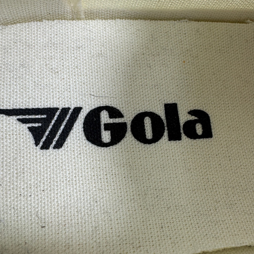 Gola Coaster Women's Sneakers Off-White Canvas Low Top Retro Trainers Size 9 - Picture 11 of 16
